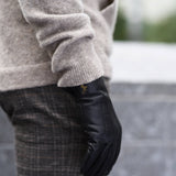 Al Capone – sheepskin leather gloves with luxurious faux fur lining & touchscreen feature - Schwartz & von Halen - US - 7