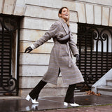 Ivy (black) – sheepskin leather gloves with wool/cashmere lining & touchscreen feature - Schwartz & von Halen - US - 11