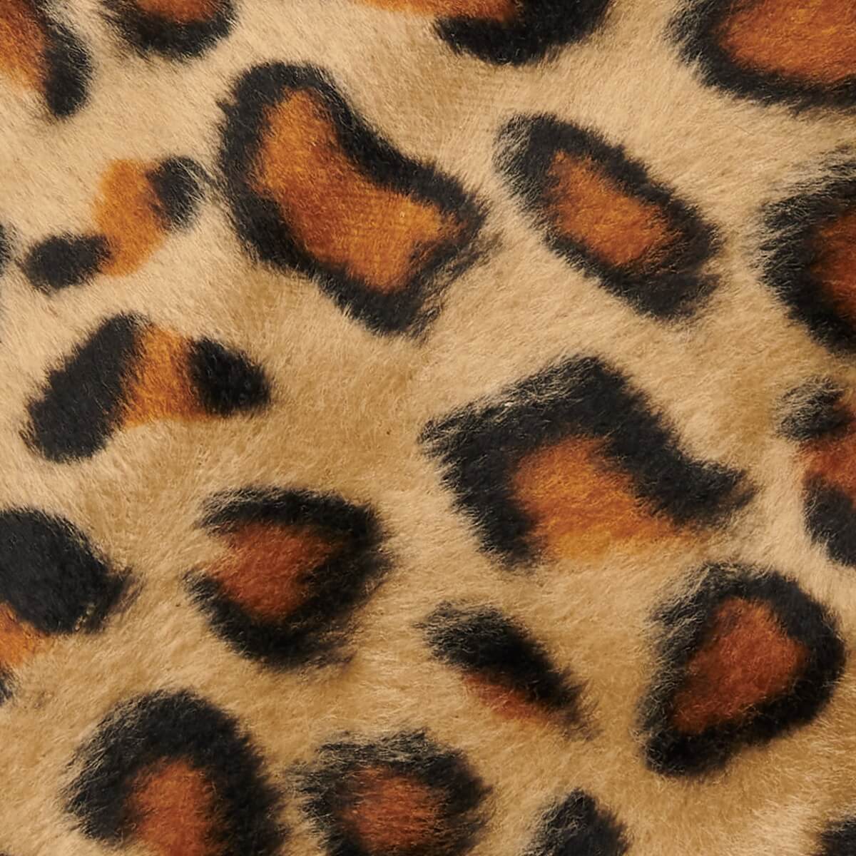 Leopard - sheepskin leather gloves with warm fleece lining & touchscreen feature  - Schwartz & von Halen - US - 4